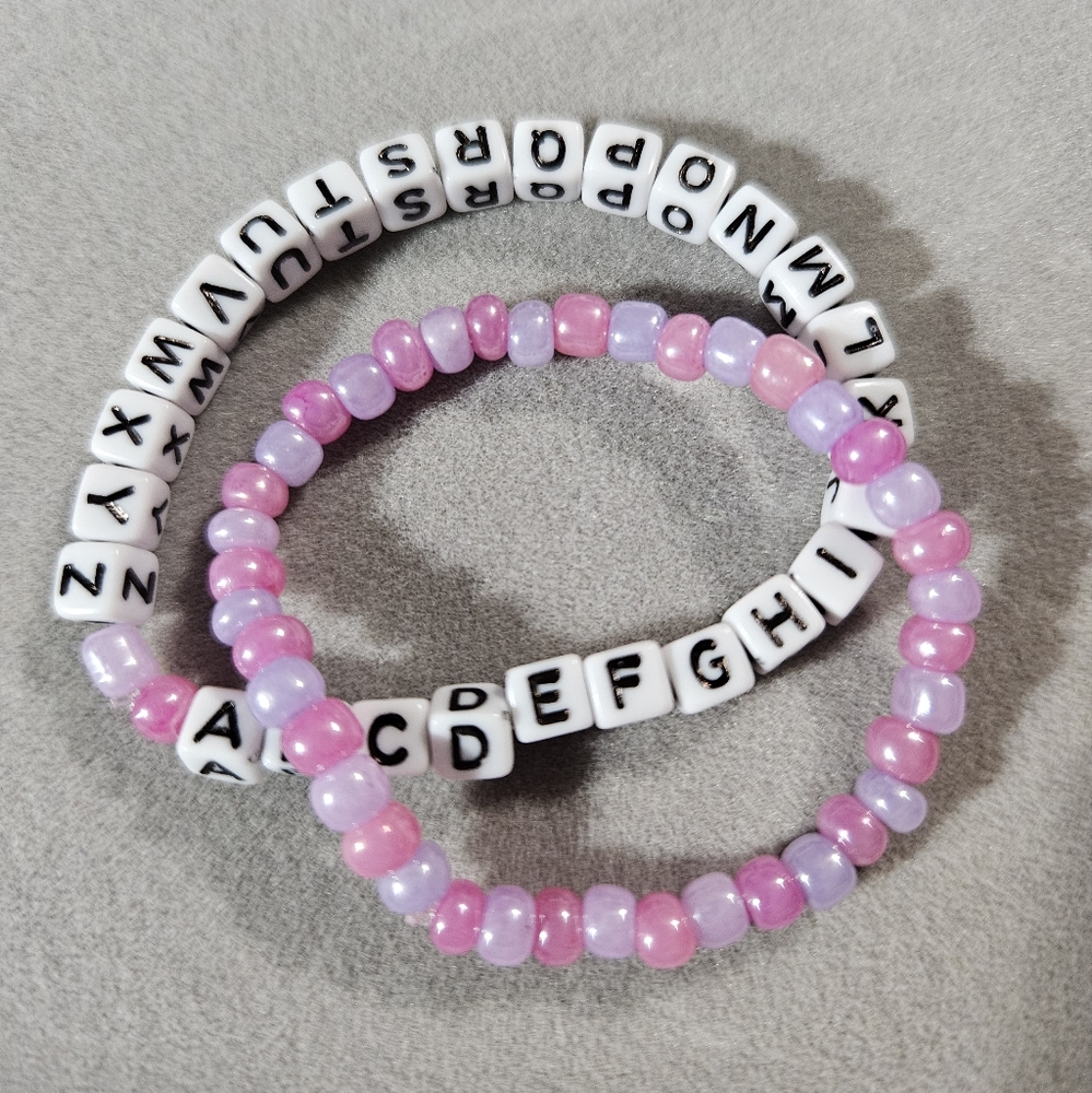 Stretch Bracelets Set of 2 Girls